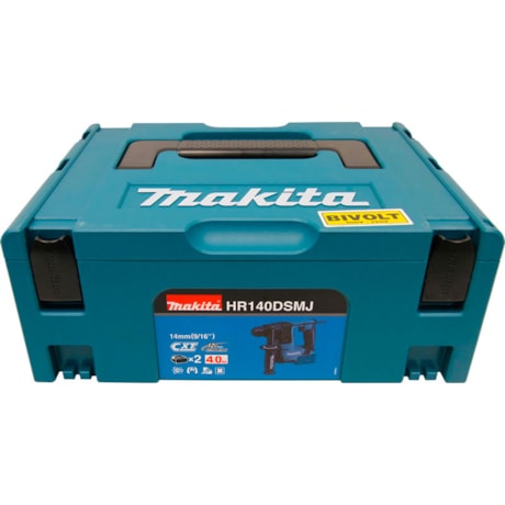 Martelete Perfurador Rompedor 12V 14mm com 2 Baterias 4.0Ah 1 Carregasor Bivolt e Maleta HR140DSMJ MAKITA-c7025c7d-90c7-4ca2-90ba-0784a5248c7d