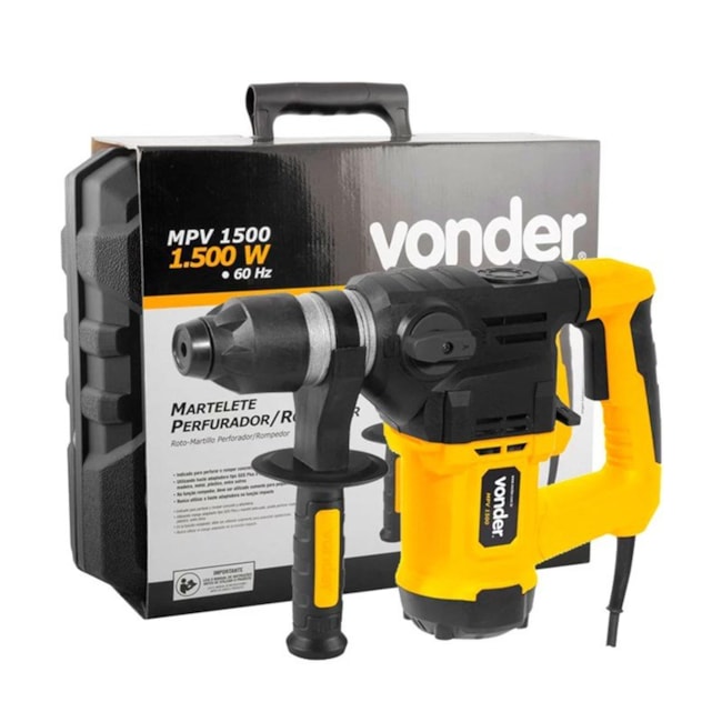 Martelete Perfurador Rompedor 1500W 220V com maleta MPV1500 VONDER-faf3086b-bce1-458d-b696-ea125e4af856