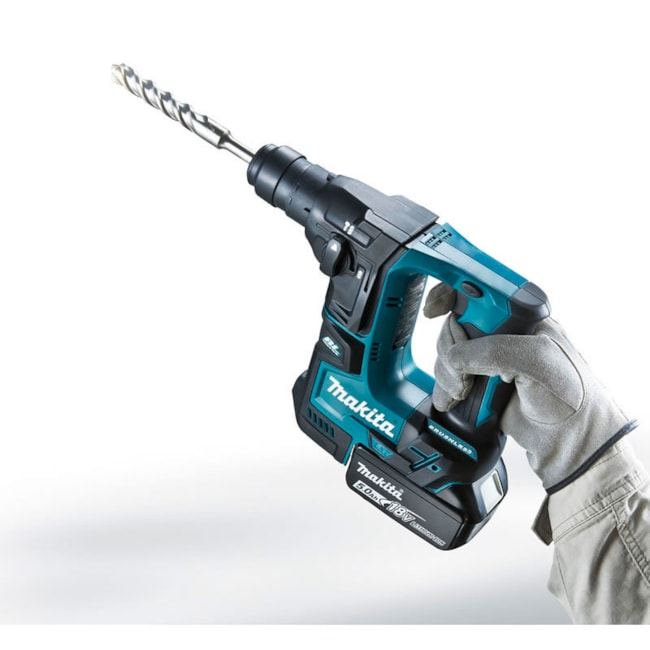 Martelete Perfurador Rompedor 18V 17MM com 2 Baterias 5.0Ah Carregador 110V/220V e Maleta DHR171RTJ MAKITA-200bb921-aae2-4e4f-a0b2-3576550bd108