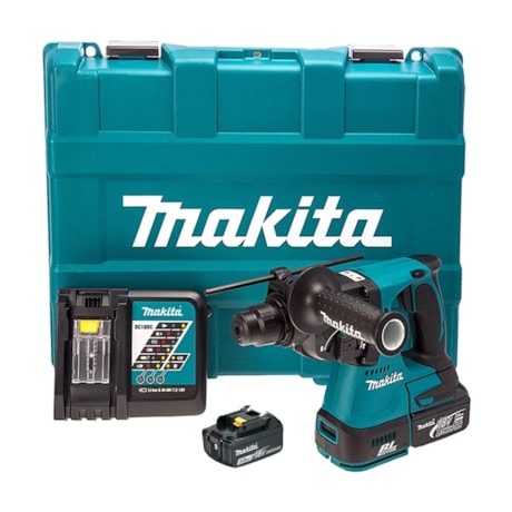 Martelete Perfurador Rompedor 18V 2 Baterias Bivolt com Maleta DHR242RFE MAKITA-272a6e7f-1f58-4f66-953d-16eb2ec12103