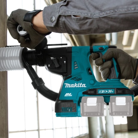 Martelete Perfurador Rompedor 18V 28MM com 2 Baterias 5.0Ah 1 Carregador 220V e Maleta DHR280PT2J MAKITA-16aec76e-d088-40dc-9ded-d78757ff83f2