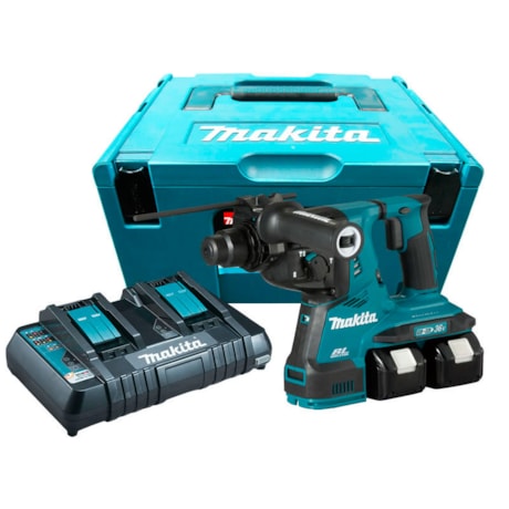 Martelete Perfurador Rompedor 18V 28MM com 2 Baterias 5.0Ah 1 Carregador 220V e Maleta DHR280PT2J MAKITA-50342fa7-3d6b-4f76-ae4d-70bce71495ad