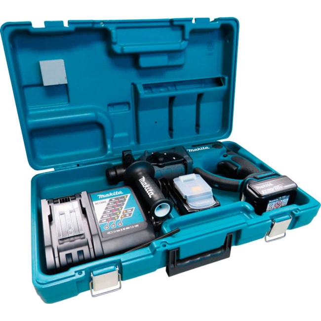 Martelete Perfurador/Rompedor 2 Baterias 18V Bivolt com Carregador e Maleta DHR202RFE MAKITA-e5682db2-b661-4303-9b15-deb82561b701