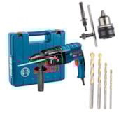 Martelete Perfurador/Rompedor 24mm 820W GBH2 24-D BOSCH + Adaptador SDS Plus e Jogo de Brocas Martelete Perfurador/Rompedor 24mm 820W GBH2 24-D BOSCH + Adaptador SDS Plus e Jogo de Brocas