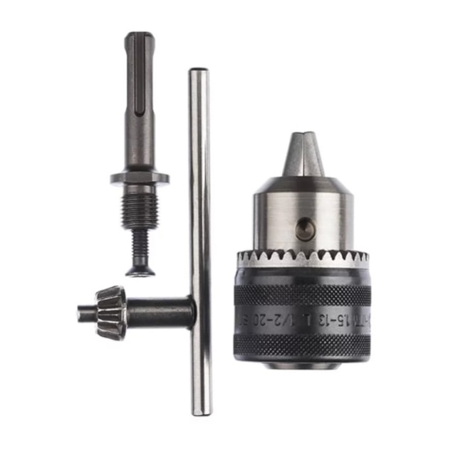 Martelete Perfurador Rompedor 24mm 820W GBH2 24-D BOSCH + Adaptador SDS Plus e Jogo de Brocas -b82f3887-5ccf-4e03-af76-95732cd1df63