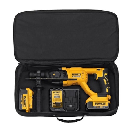 Martelete Perfurador Rompedor 26MM 20V com 2 Baterias 4.0Ah Carregador 110V/220V e Maleta DCH133M2-BR DEWALT-9da6e84f-29ae-4824-8f82-d5a881ec3dcc
