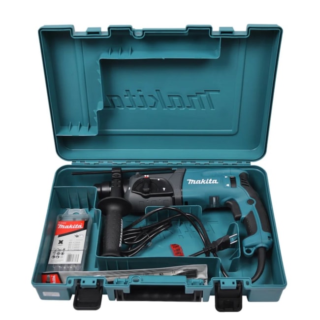 Martelete Perfurador Rompedor 800W 24MM com Maleta HR2470X21 MAKITA-42177038-927c-4270-805d-289cf31f508e