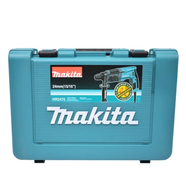 Martelete Perfurador Rompedor 800W 24MM com Maleta HR2470X21 MAKITA-db2e6965-d686-4745-ae13-19f70915b502
