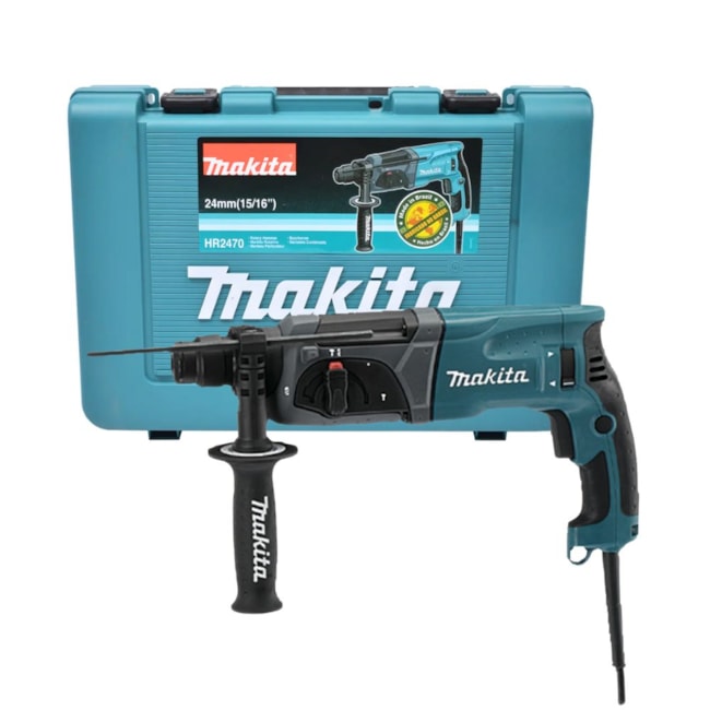 Martelete Perfurador Rompedor 800W 24MM com Maleta HR2470X21 MAKITA-e6fe2208-2a36-462d-8ab5-b1559aaf6073