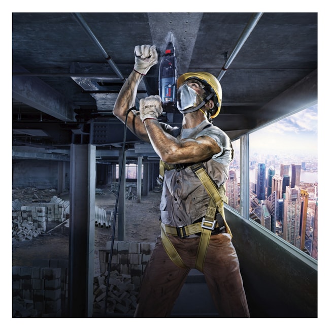 Martelete Perfurador Rompedor 820W 24mm e Maleta GBH2-24D BOSCH-3355dfe7-ec71-438e-852b-012e00780b05