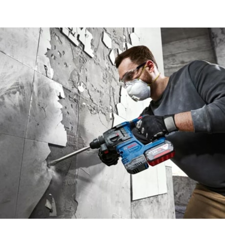 Martelete Perfurador/Rompedor Brushless 22mm 18V sem Bateria e sem Carregador GBH 185-LI COMBO BOSCH-c5eeb50b-fb54-4be7-861f-b671dc794571