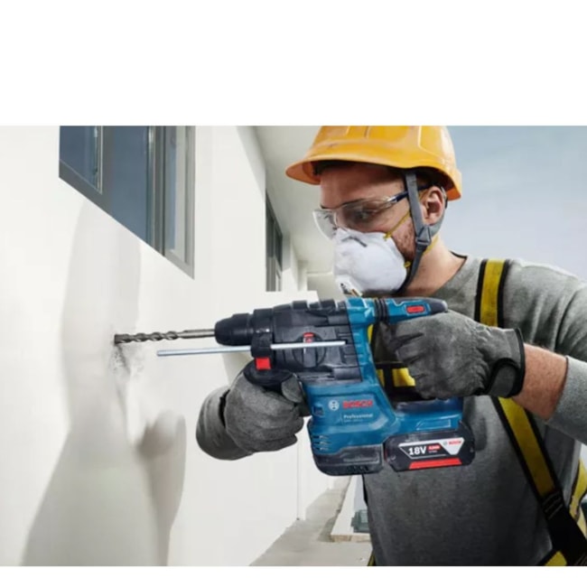 Martelete Perfurador/Rompedor Brushless 22mm 18V sem Bateria e sem Carregador GBH 185-LI COMBO BOSCH-ae63c714-4f42-4d60-959e-b3a3c15d0431