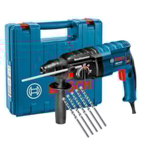 Martelete Perfurador Rompedor GBH2-24D com Kit 5 Brocas 5mm e Maleta BOSCH