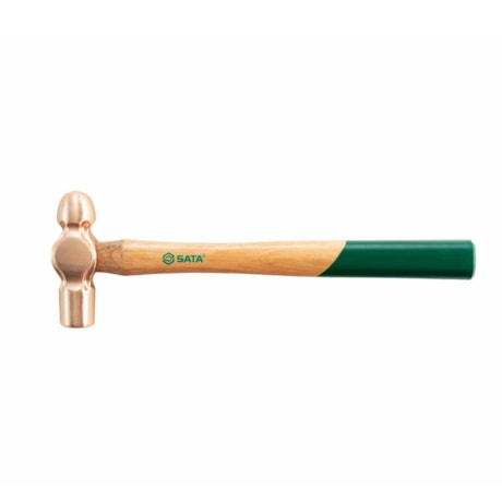 Martelo Bola Cobre-Berílio 680gr Antifaíscante Cabo de Madeira ST31162 SATA-39a016ff-123a-47e4-8c2d-c37872f6dfa3