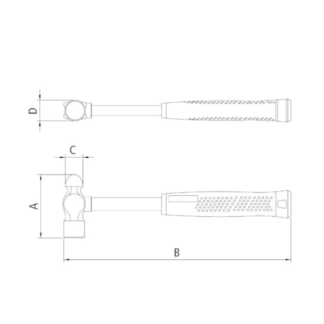 Martelo Bola com Cabo de Aço Emborrachado 320mm 40403/020 TRAMONTINA-968c76a0-d22f-48b8-98de-d2b5ec99603e