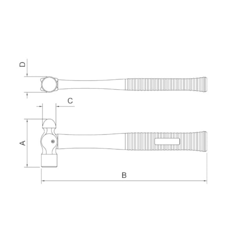 Martelo Bola com Cabo de Fibra de Vidro 350mm 40715/220 TRAMONTINA-9067230b-7880-431b-87ef-402e936adc41