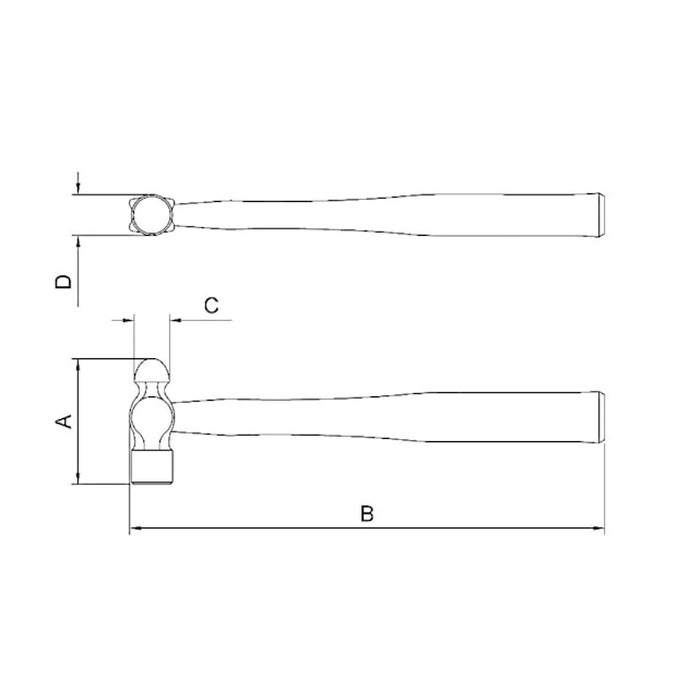Martelo Bola com Cabo de Madeira 355mm 40400/020 TRAMONTINA-6ae1e6fc-b5c2-41e8-a063-1298bbd26f6d