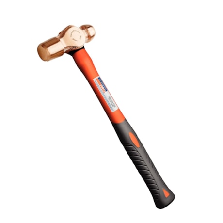 Martelo Bola em Cobre-Berílio 340gr Cabo Fibra de Vidro Antifaiscante 44234016 TRAMONTINA PRO-2896b973-c053-4318-bc29-d1260686dfe7