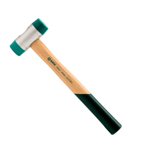 Martelo Borda de Plástico Cabo Madeira 35mm ST92503SC SATA-373ddfa5-fa0f-41b9-aba5-fe4b2cc538e5