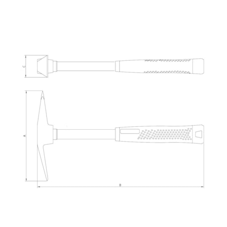 Martelo com Cabo Tubular 500Gr 40741/001 TRAMONTINA PRO