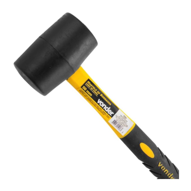 Martelo de Borracha 50MM Cabo de Fibra 3589000340 VONDER-1faf0f7f-868c-48e0-a55a-e38f89af3b51