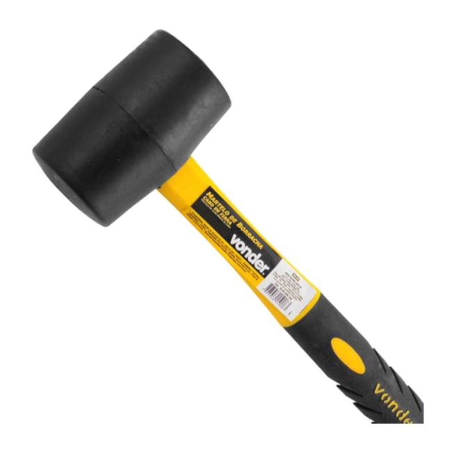 Martelo de Borracha 70MM Cabo de Fibra 3589000900 VONDER-42d1b936-dab9-4d27-b43c-6d938264b72e