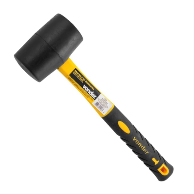 Martelo de Borracha 70MM Cabo de Fibra 3589000900 VONDER-12e2bc63-9a08-4871-8bec-31ac1a6bcac3