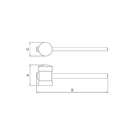 Martelo de Borracha 860g com Cabo de Madeira 40680/080 TRAMONTINA-454ddb49-47c9-43dd-a8ea-404a1756311c