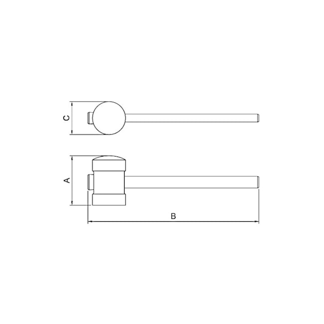 Martelo de Borracha 860g com Cabo de Madeira 40680/080 TRAMONTINA-8a52451d-bb6d-4155-aec9-fba065214f72