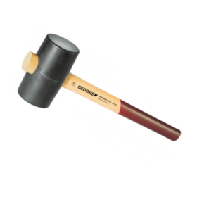 Martelo de Borracha 90mm 380mm 1250Gr 050271 GEDORE