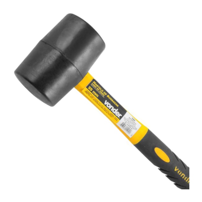 Martelo de Borracha de 55mm com Cabo De Fibra 3589000450 VONDER-06a060da-bf0a-4d0e-8a97-8416958cb6a3