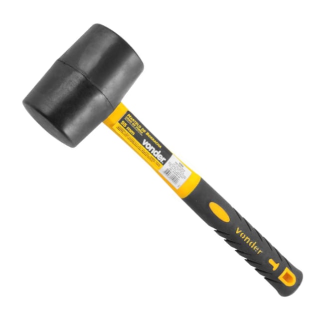 Martelo de Borracha de 55mm com Cabo De Fibra 3589000450 VONDER-978fa156-08e5-458b-b8fc-d818f8b96821