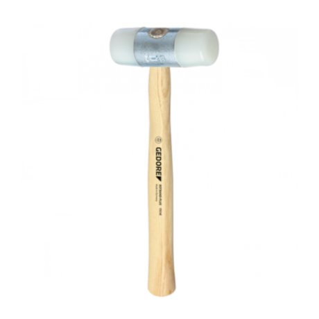 Martelo de Nylon 32 x 280mm com Cabo em Madeira 225E-32 GEDORE-689c50ea-154b-446f-9f52-ef2cc28064fb