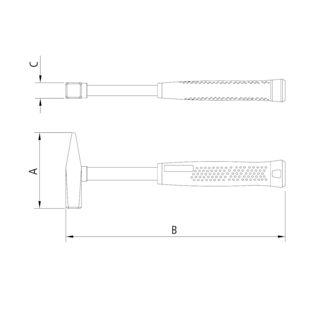 Martelo de Pena Cabo Tubular 500Gr 40444/007 TRAMONTINA PRO-c22da70c-1612-4a41-8e5e-dac9af8594d8