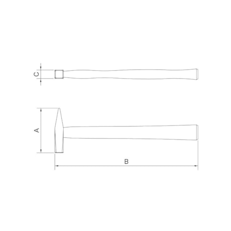 Martelo de Pena com Cabo de Madeira 1.500 gr 40440/011 TRAMONTINA PRO-5a87feaa-666e-4998-8478-0b7b61d1dd99