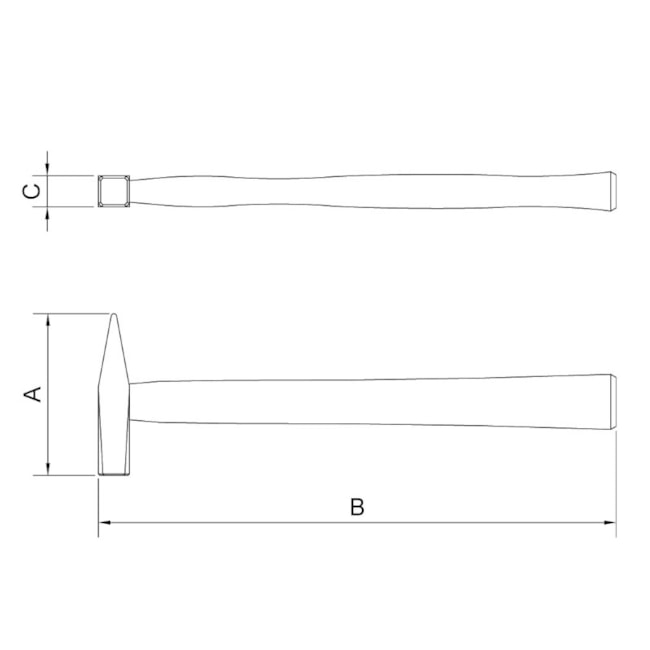 Martelo de Pena com Cabo de Madeira 250mm 40443/001 TRAMONTINA-748c3cf8-88f1-4372-be00-8357805b5c37