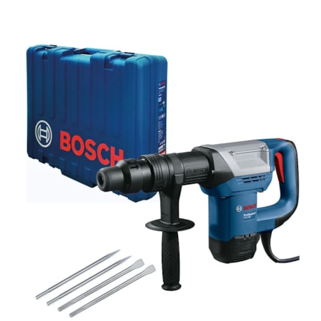 Martelo Demolidor 7,5J 1100W com Maleta e Acessórios GSH 500 BOSCH