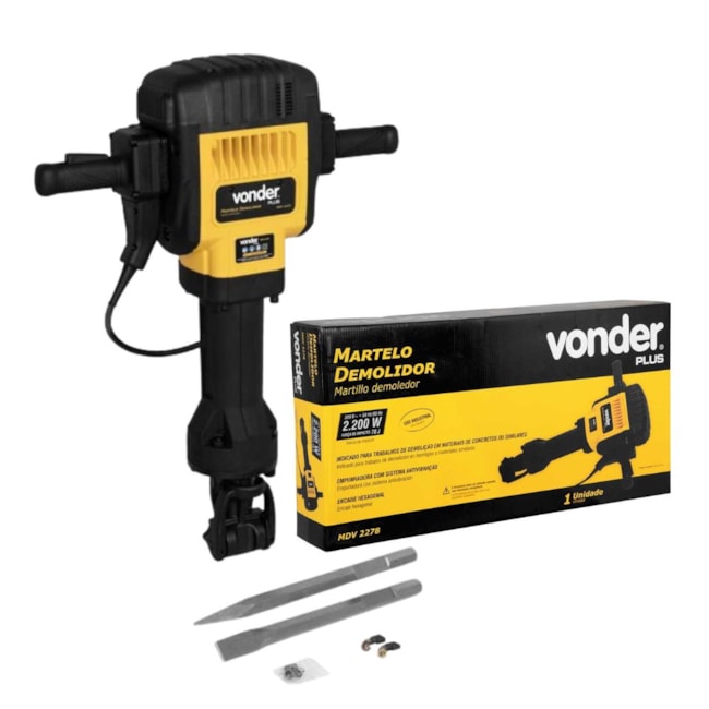 Martelo Demolidor 78J 2200W 220V MDV 2278 VONDER-07af10ea-996f-4c6a-822f-6e10aa9a080d