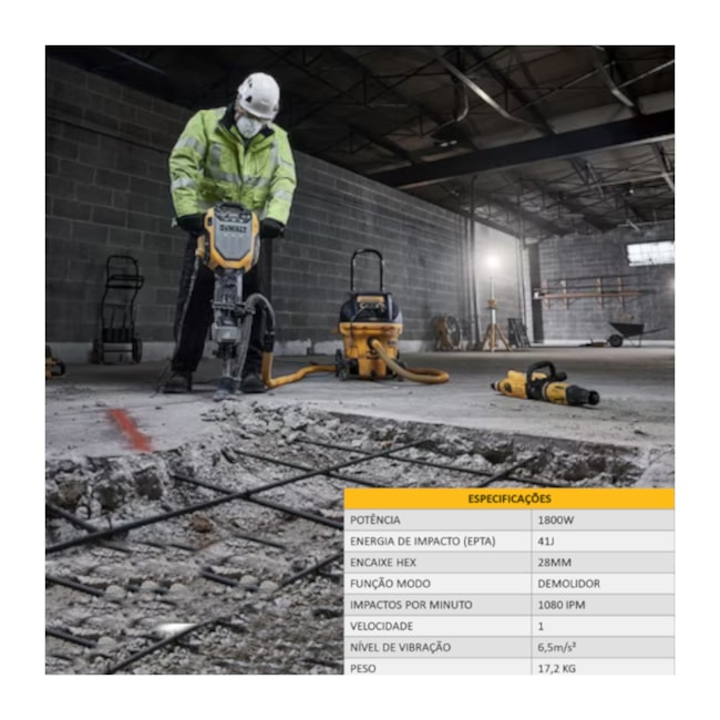Martelo Demolidor Hexagonal 1800W 41J BRUSHLESS 15Kg 220V D25966-B2 DEWALT-f0dd951b-4c00-497a-afcc-f4f153696025