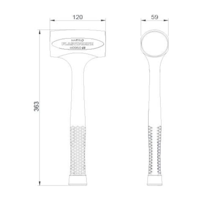 Martelo Forte sem Retrocesso 1.5KG MOD.65 PLASTIPRENE-f614523c-7c42-49a0-97e8-682fbfd395a0