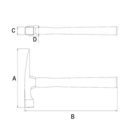 Martelo Pedreiro com Cabo de Madeira 280mm 40456/018 TRAMONTINA-92807890-369d-431c-a33a-0918dfc5b712