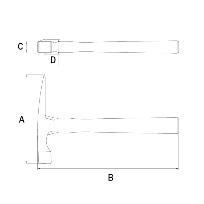 Martelo Pedreiro com Cabo de Madeira 280mm 40456/018 TRAMONTINA-191e2f14-5b54-48c7-93f0-35bab0c7e776