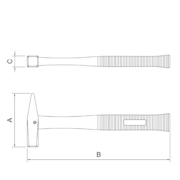 Martelo Pena com Cabo de Fibra Vidro 300mm 40730/005 TRAMONTINA-b6396f06-3157-44a2-a3d3-49f184972889