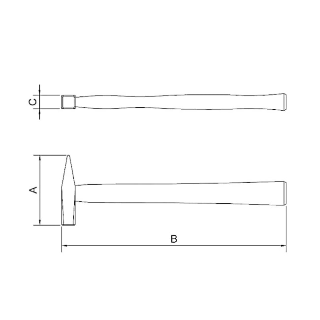 Martelo Pena com Cabo de Madeira 320mm 40440/007 TRAMONTINA-33a68383-8a90-4b4e-a08a-e32afbd9ce41