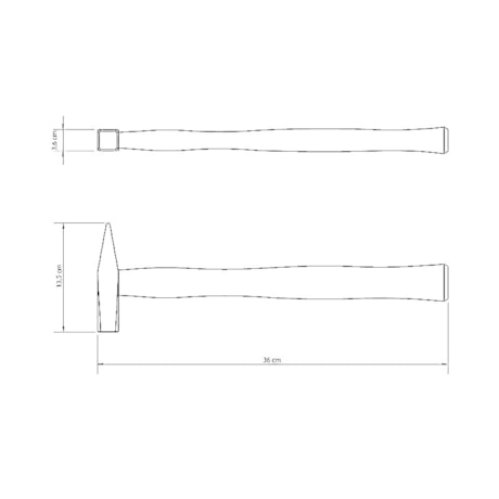 Martelo Pena com Cabo de Madeira 360mm 40443/010 TRAMONTINA-128df042-2d4f-4c09-8e4e-166823a9ae4a
