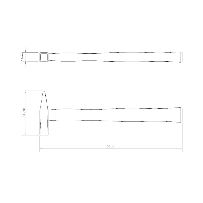 Martelo Pena com Cabo de Madeira 360mm 40443/010 TRAMONTINA-219b5efa-4419-477c-8e0a-2fb040d78595