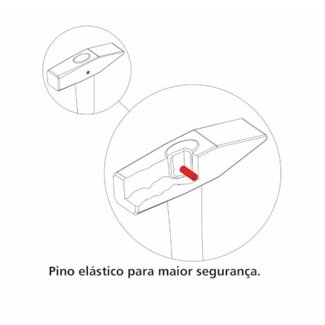 Martelo Pena com Cabo Tubular Temperado Emborrachado 320mm 0444/005 TRAMONTINA PRO-1d5aa7c6-158c-4eca-a089-5db084f99705