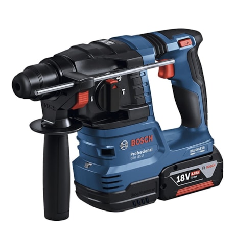 Martelo Perfurador Rompedor 22mm 18V com 2 Baterias Carregador Bivolt e Maleta GBH 185-LI BOSCH-519513c3-f69a-4f59-8b49-c6fcf651a179