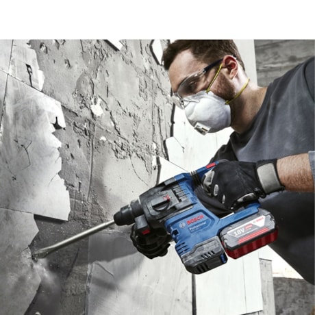 Martelo Perfurador Rompedor 22mm 18V com 2 Baterias Carregador Bivolt e Maleta GBH 185-LI BOSCH-e2f17db0-346b-4301-9e0b-83fb007fd0fe