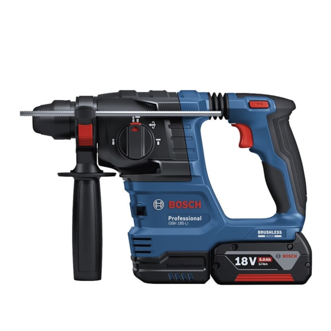 Martelo Perfurador Rompedor 22mm 18V com 2 Baterias Carregador Bivolt e Maleta GBH 185-LI BOSCH-7abadd68-d0d5-4cc7-8c46-0e4b18103817